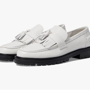 Steve Madden Women's Minka Loafer Size 11 - white leather